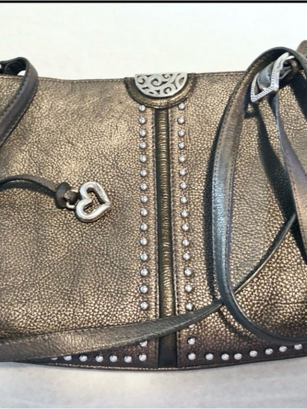 Brighton 12” x 9” leather bag - Picture 2 of 9